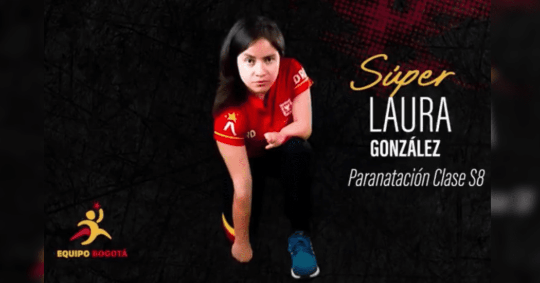 Bogotá celebra a Laura González orgullo en natación paralímpica 2025