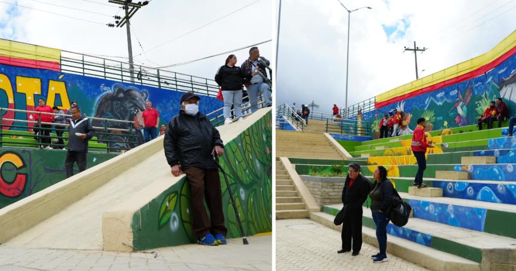 Bogotá celebró 487 años con intervención Plaza La Gloria San Cristóbal