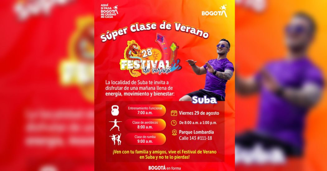 Bogotá se activa con entrenamiento funcional en el Festival de Verano