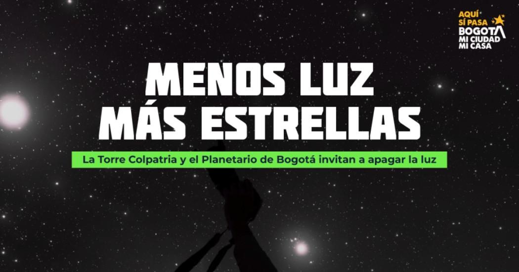 Bogotá vivirá una experiencia con un cielo iluminado por estrellas