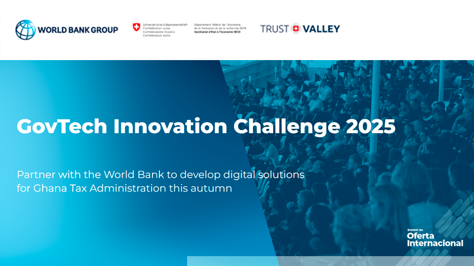 Convocatoria global impulsada por el Banco Mundial y Trust Valley