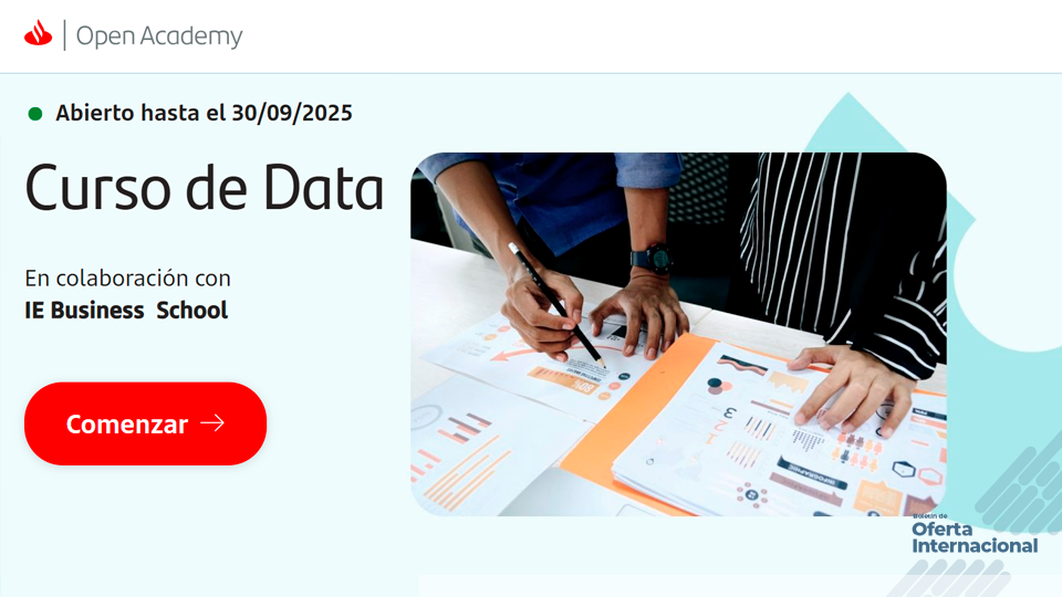 Formación global en ciencia de datos, impartida por IE Business School