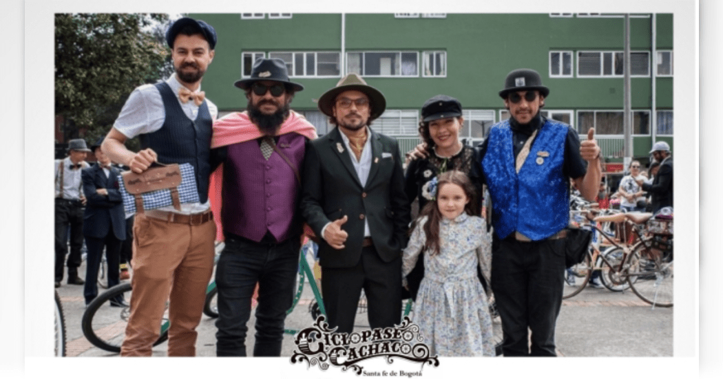 Ciclopaseo Cachaco en Bogotá cumple 15 años y se celebra con elegancia