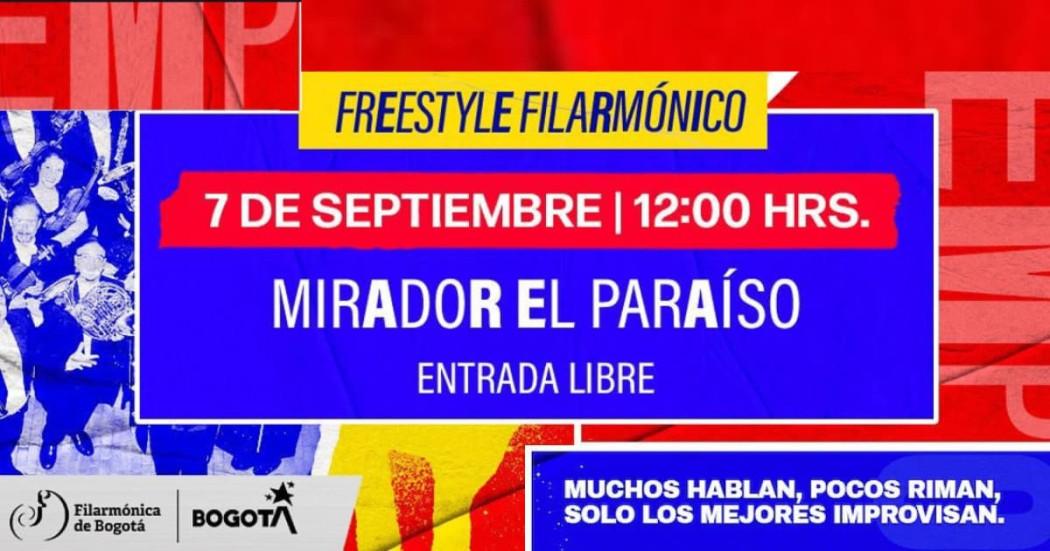 Ciudad Bolívar al sur de Bogotá recibe Freestyle Filarmónico 2025