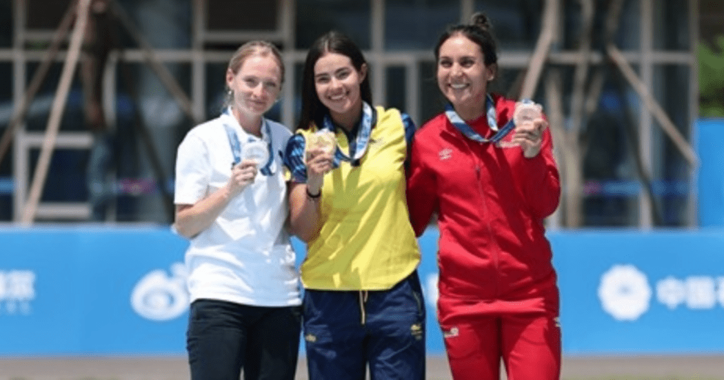 De Bogotá para el mundo gran actuación de Gabriela Rueda en Chengdú