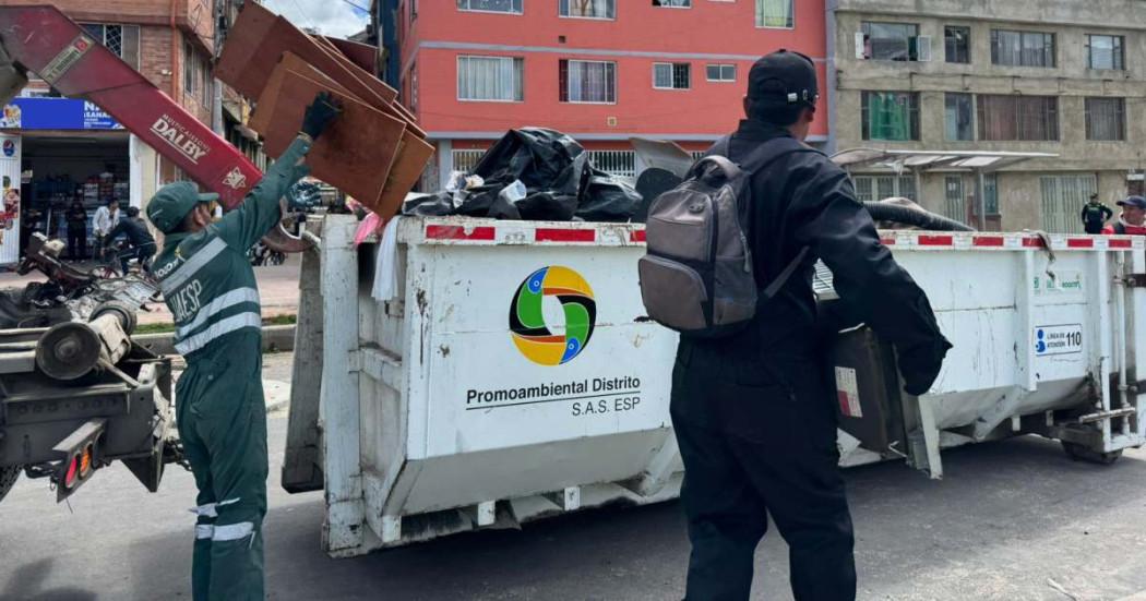 Dónde puedo llevar escombros en Bogotá Ecopuntos 8 de agosto 2025 