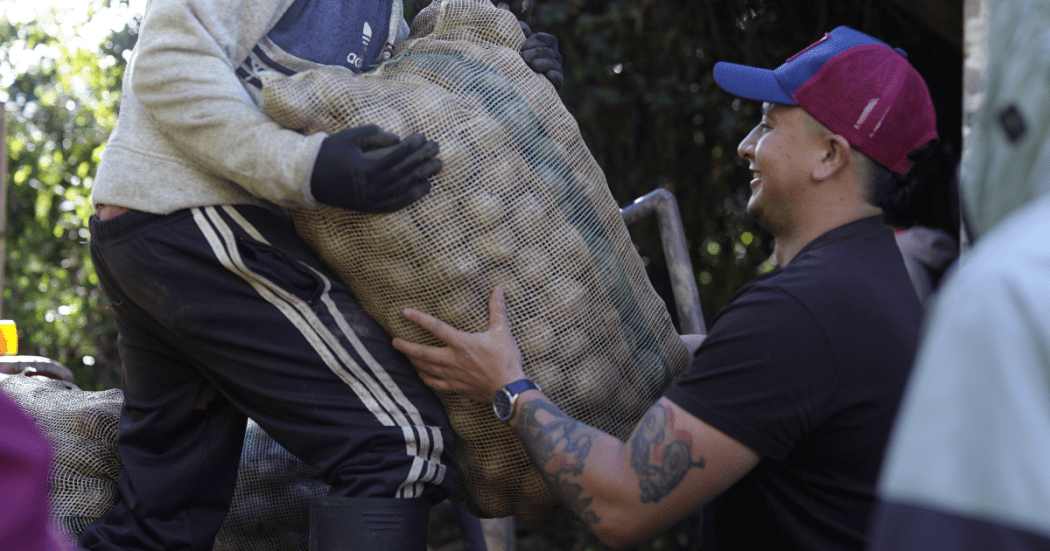 En Soacha la Región Metropolitana entregó más de 250 raciones de papa