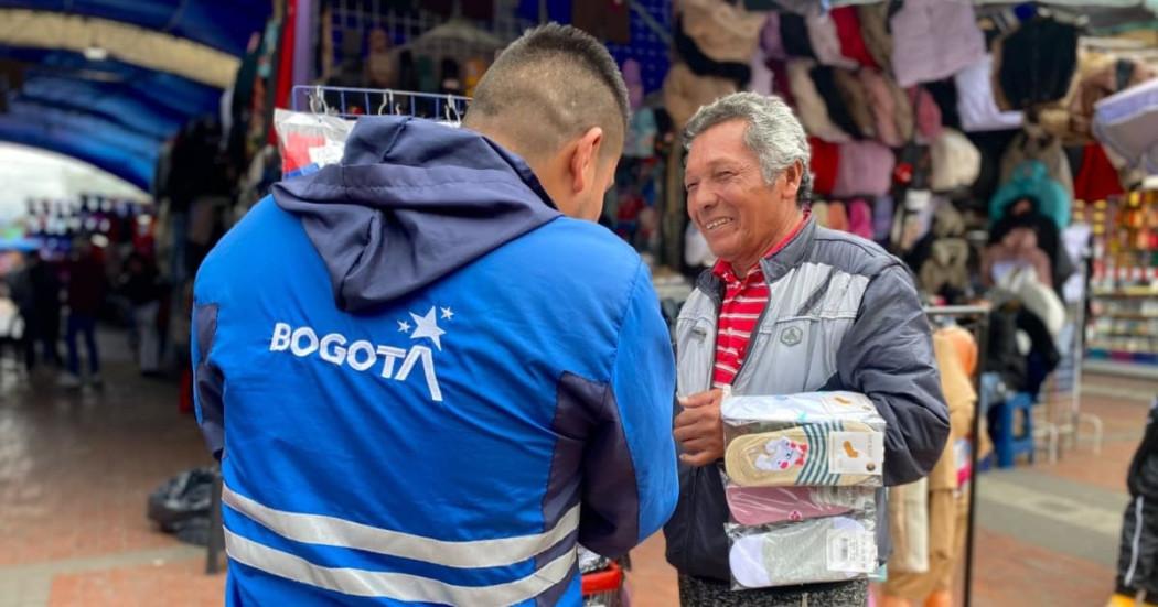 Operativos en centro de Bogotá beneficia a 3.100 vendedores informales en 2025