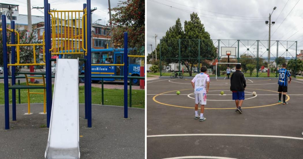 Parque Carvajal de localidad de Kennedy renovado en Bogotá 2025 