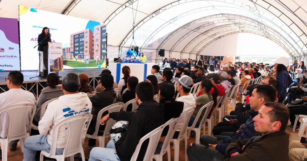 Subsidios de vivienda en Bogotá entrega de viviendas localidad Bosa 