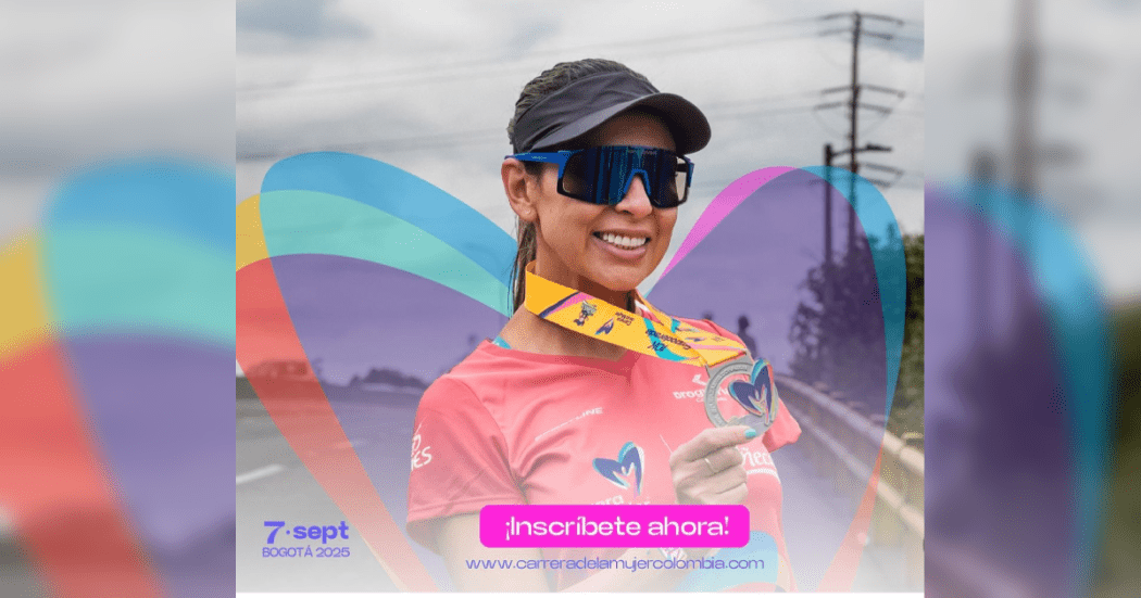 Carrera de la Mujer 2025 en Bogotá domingo 7 de septiembre
