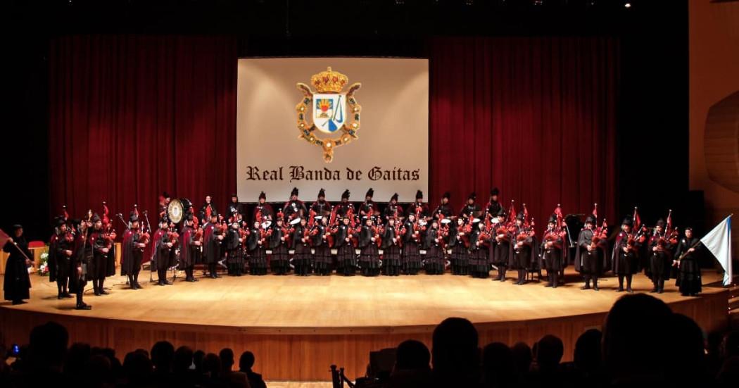 Bogotá y Galicia se unen con música de la Real Banda de Gaitas 2025