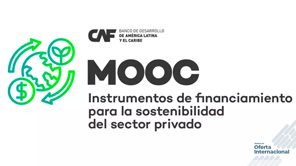 Curso MOOC gratuito de CAF sobre sostenibilidad y mercados de carbono