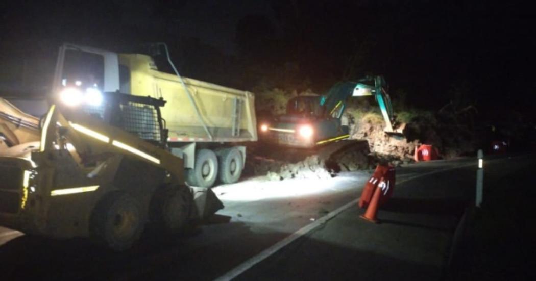 Cierre Vía al Llano Bogotá Villavicencio deslizamientos 9 septiembre