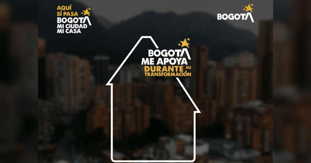 Imagen de la campaña Bogotá me apoya durante su transformación 2025