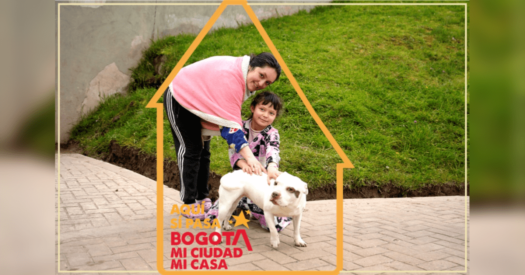 En Bogotá, ninguna familia reasentada deja atrás a sus animales