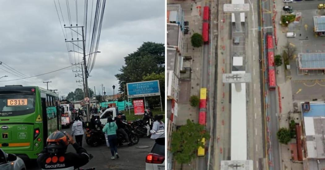 En vivo movilidad Bogotá y rutas TransMilenio lunes 15 de septiembre de 2025