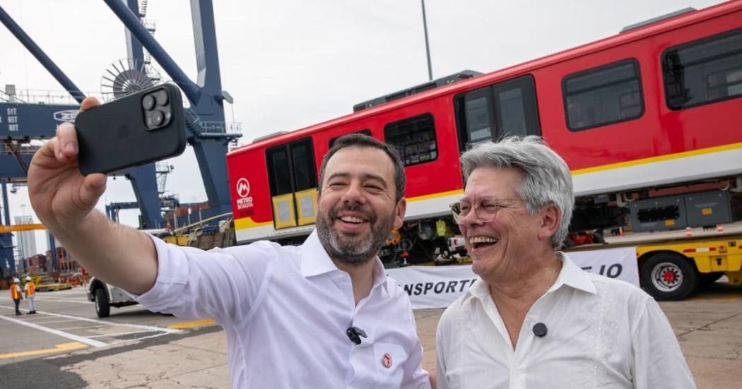 Inicia el traslado del primer tren de la Línea del Metro a Bogotá