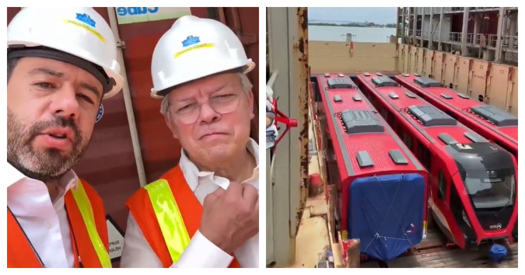 Alcalde Carlos Galán sobre llegada del primer tren del Metro Bogotá