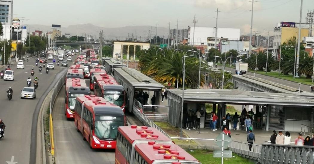 Movilidad Bogotá retrasos en TransMilenio en av. Américas 1 septiembre