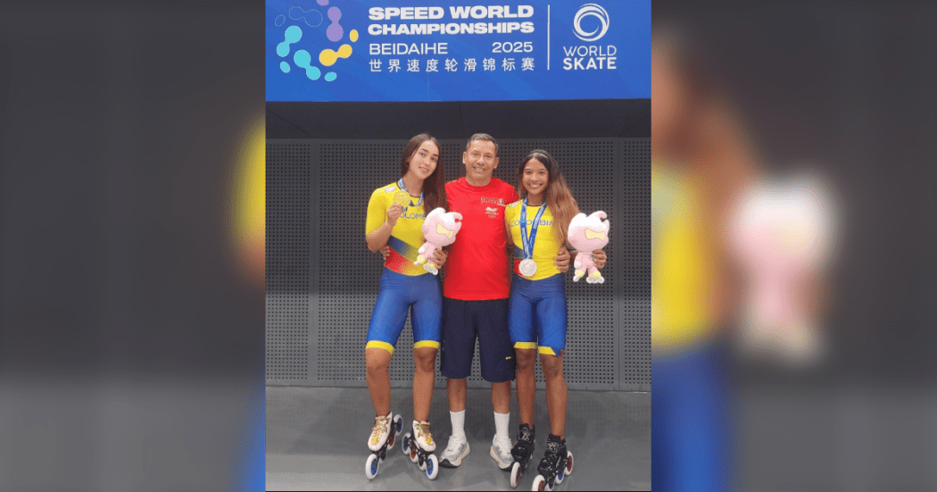 Bogotá domina la pista en China con cinco medallas en un solo día