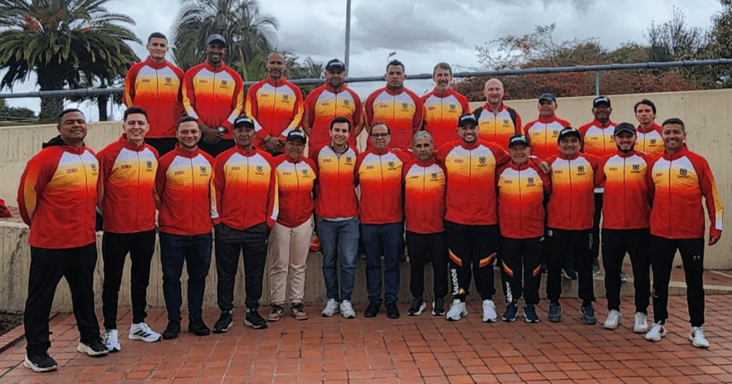 Imagen de entrenadores de alto rendimiento del Equipo Bogotá.