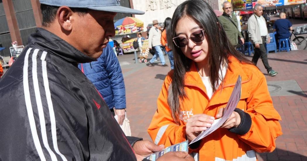 Campaña 'Que el amor no contamine' en Amor y Amistad Bogotá 