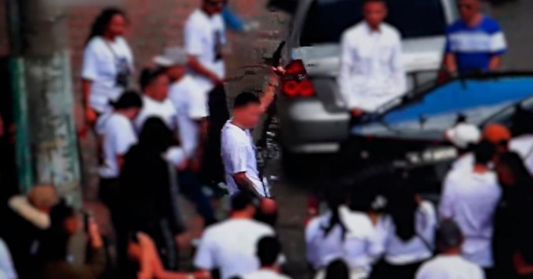 Hombre fue detenido por disparar al aire en un funeral gracias a las cámaras del C4 en Bogotá