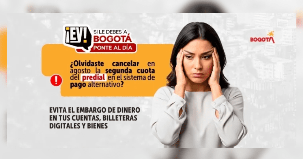 Cómo pagar la segunda cuota del impuesto predial en Bogotá 2025