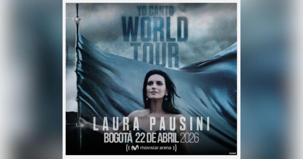 Concierto de Laura Pausini en Bogotá Movistar Arena 22 de abril 2026