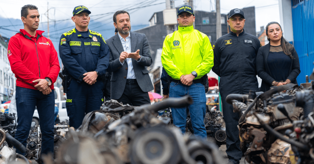 Contundente golpe en Bogotá al tráfico de autopartes