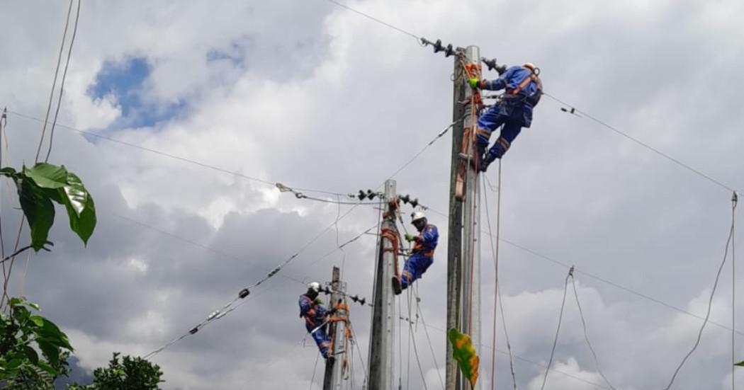 Foto de trabajadores de Enel Colombia 