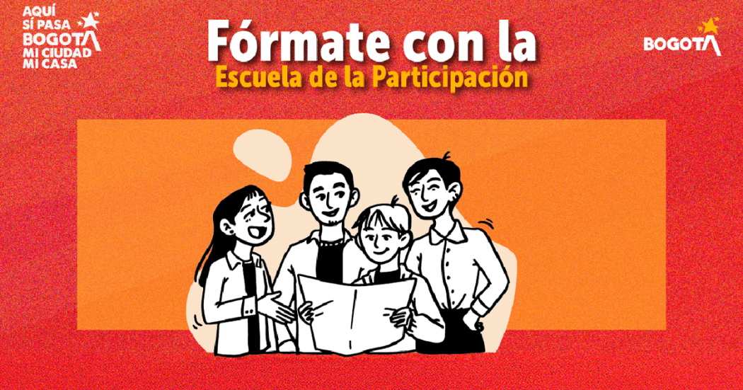 Pieza gráfica sobre los cursos gratuitos para promover el empoderamiento femenino en Bogotá