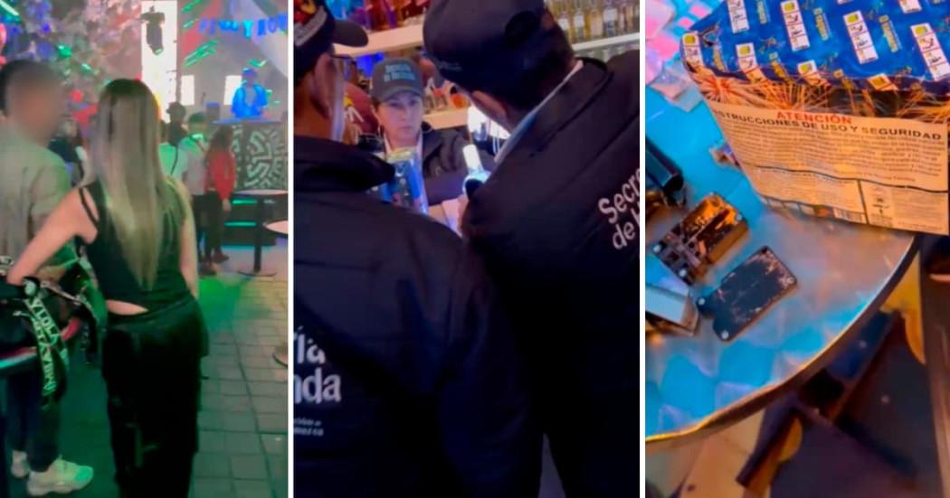 Incautadas 9 botellas de licor adulterado y un bar sellado en Bogotá 