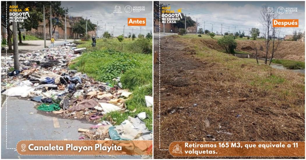 jornada-de-limpieza-en-canaleta-playon-playita-ciudad-bolivar-bogota