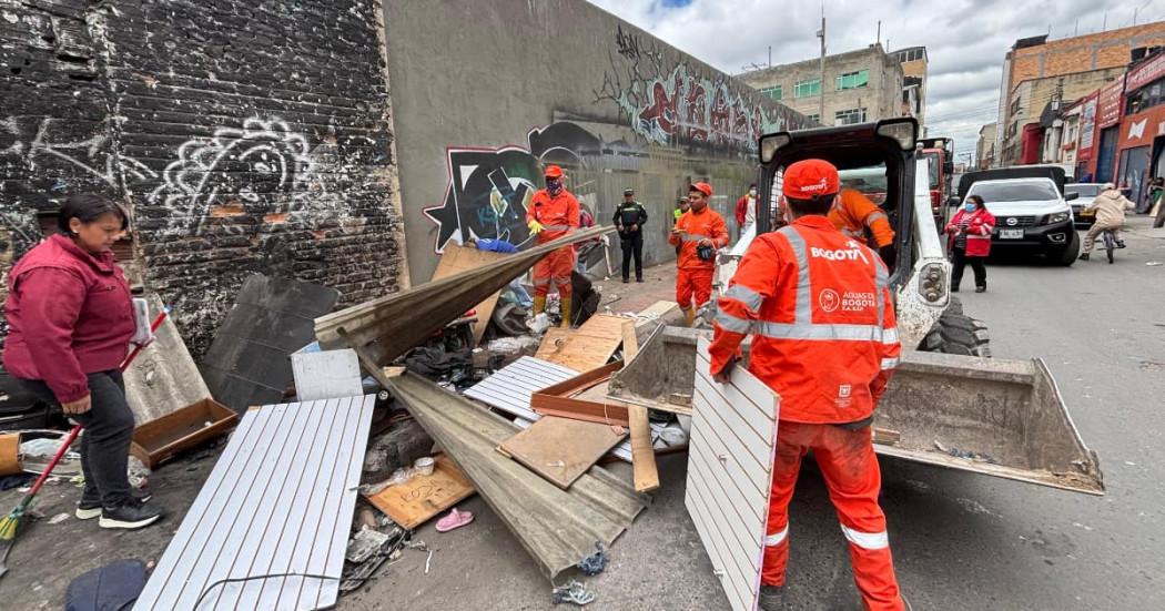 Más de 500 m² de espacio púbico recuperados en Los Mártires