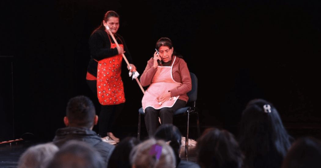 Personas mayores son las protagonistas del escenario de la FUGA