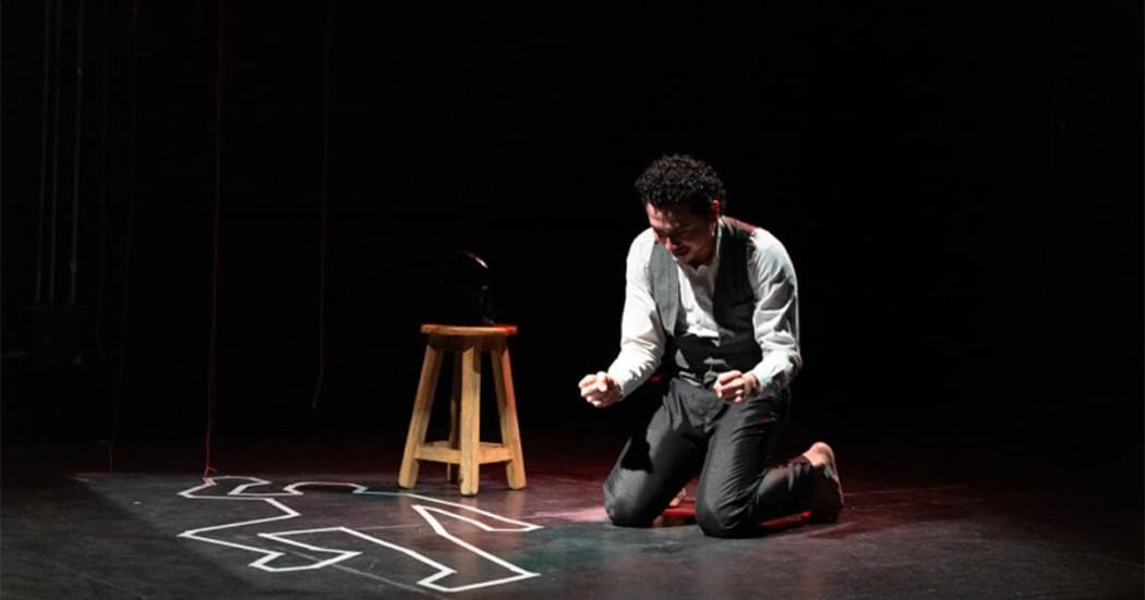 Imagen de actor en una obra de teatro