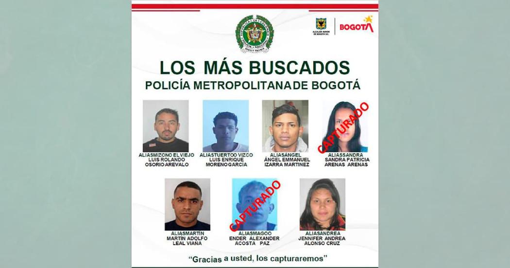 Policía busca a 'Los Maracuchos’, buscados por comisión de delitos en Bogotá
