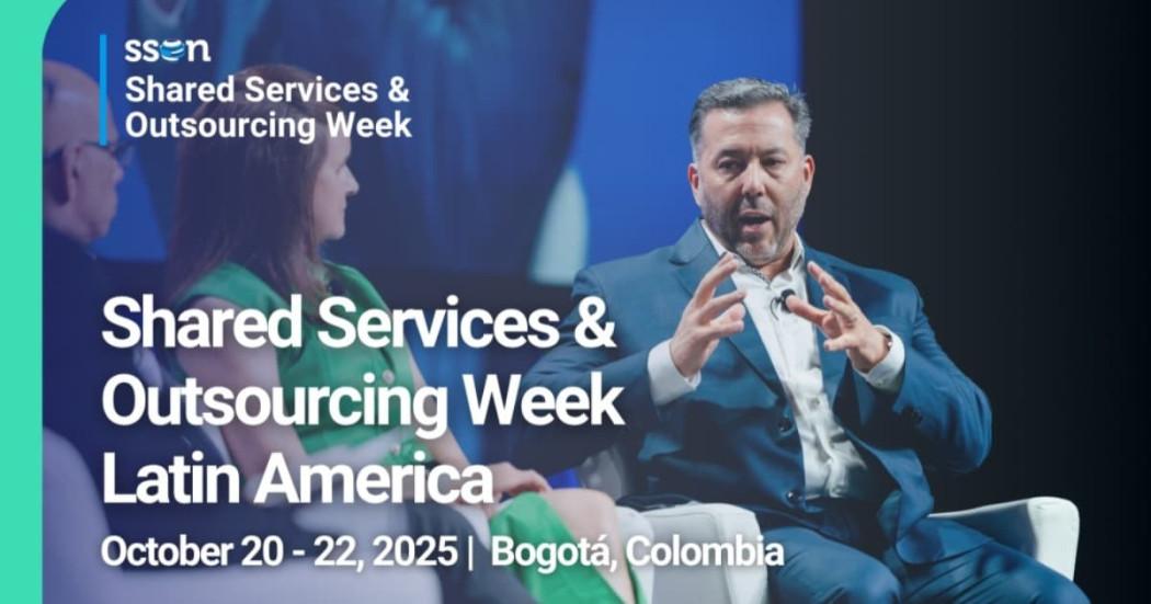Imagen de Bogotá como sede del Shared Services & Outsourcing Week Latin America 2025