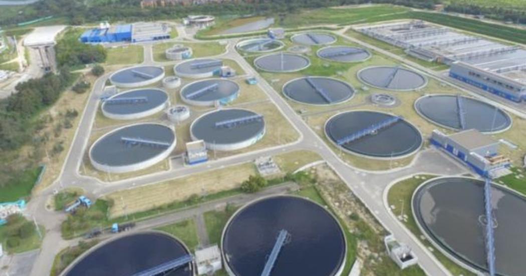 Foto que muestra la PTAR El Salitre 