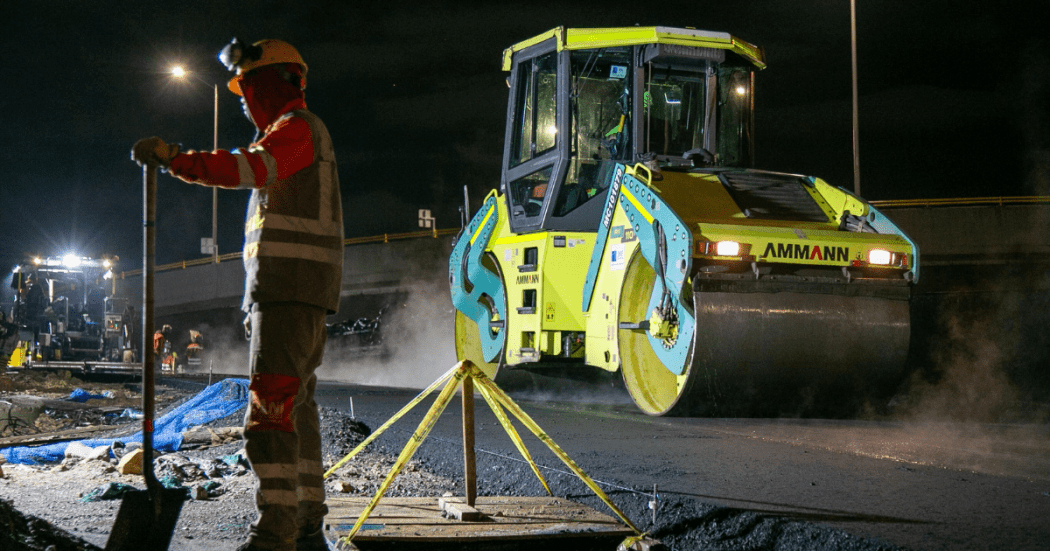 Foto de la obra en la av. El Rincón con Boyacá