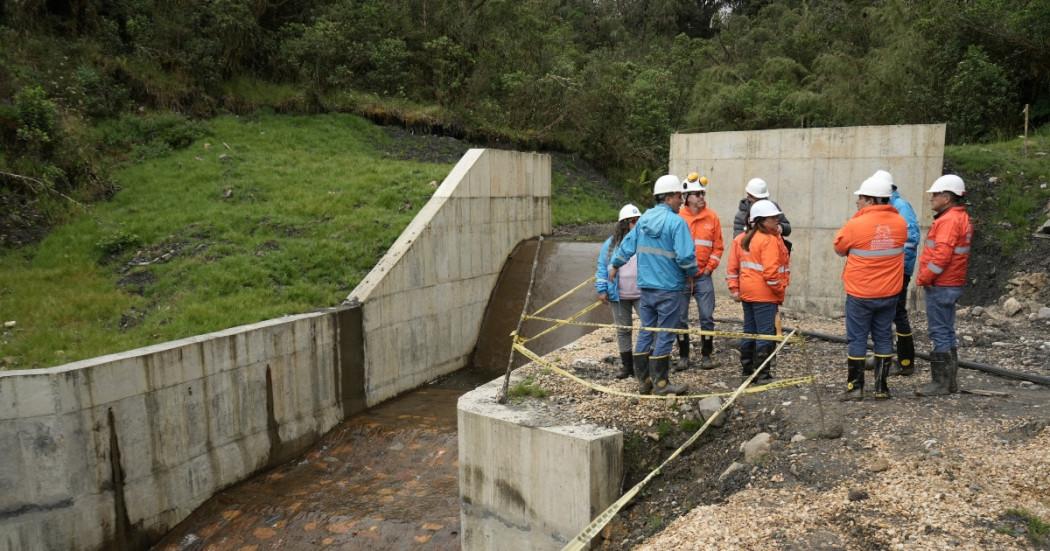 Foto que muestra parte de la obra del proyecto Río Blanco