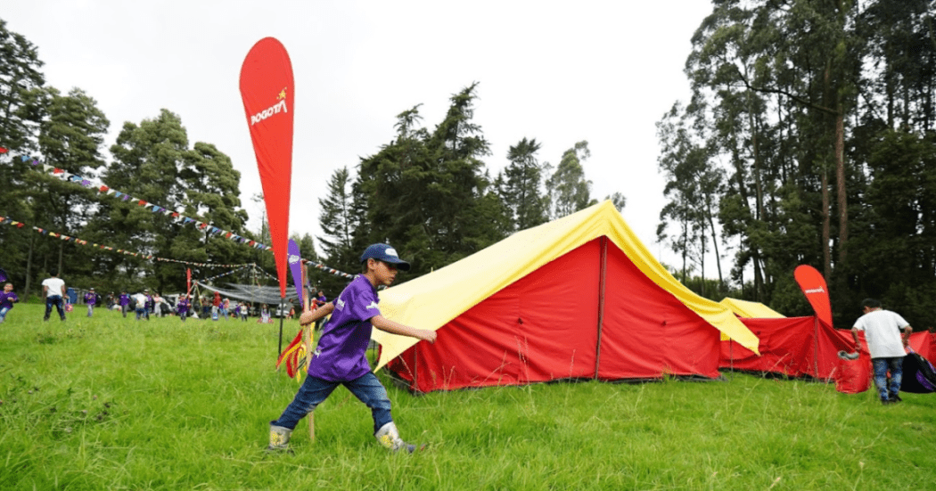 Imagen de uno de los campamentos organizado por el IDRD 