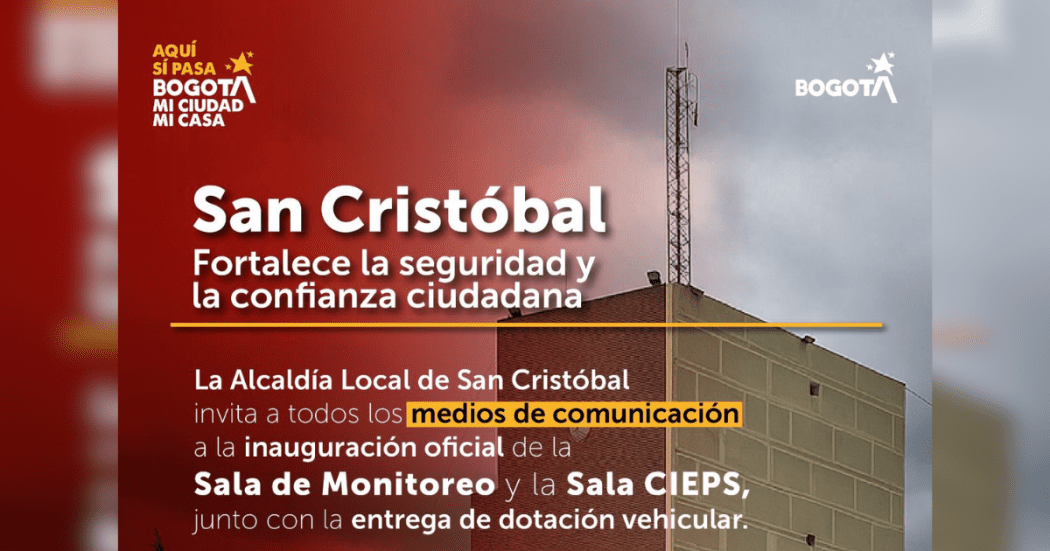 Pieza gráfica sobre seguridad en la localidad de San Cristóbal