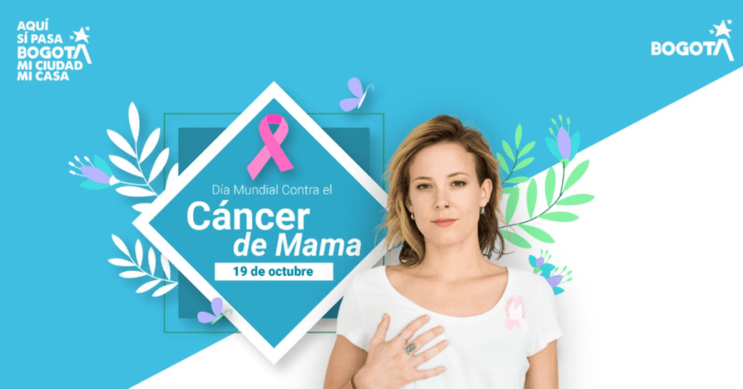 Imagen de la pieza gráfica que promociona el Día Mundial contra el Cáncer de Mama