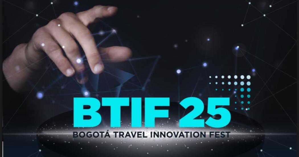 Logo del Bogotá Travel Innovation Fest 2025 (BTIF 2025)