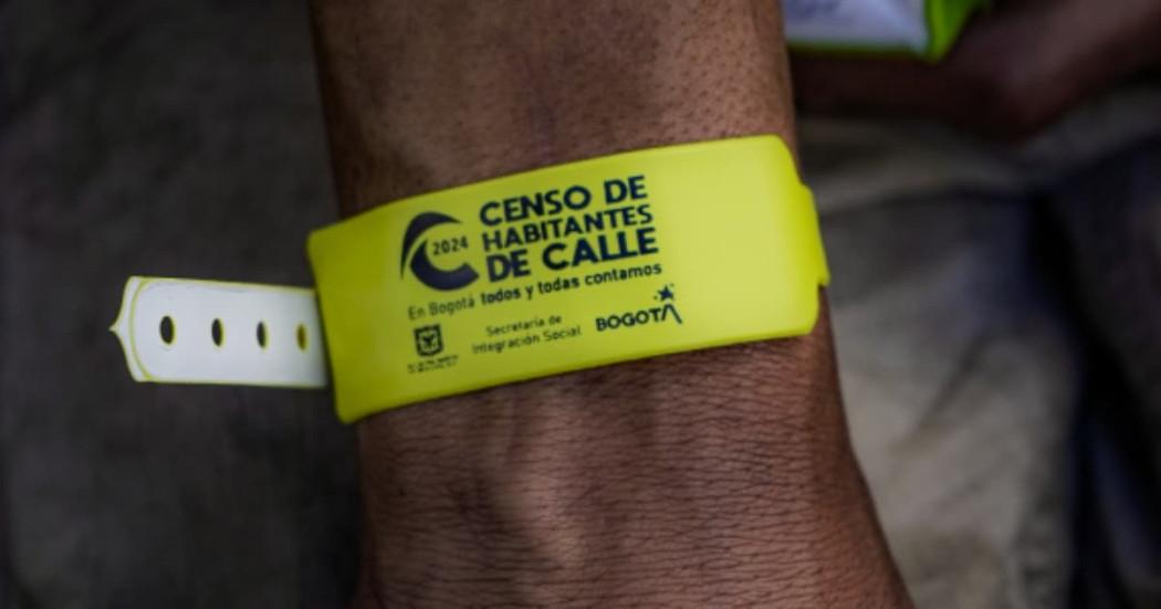 Manilla del censo de habitante de calle 