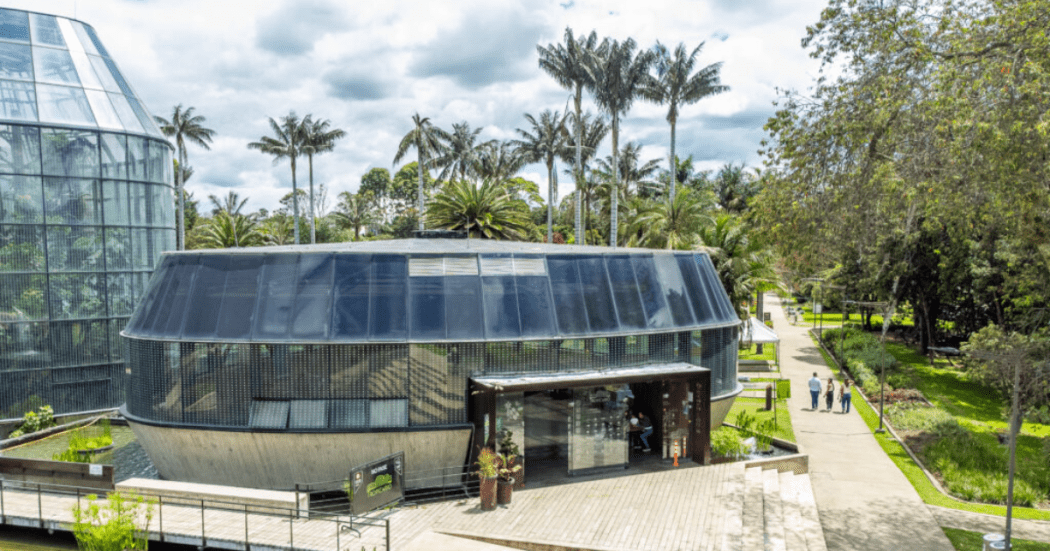 Imagen panorámica del Jardín Botánico José Celestino Mutis