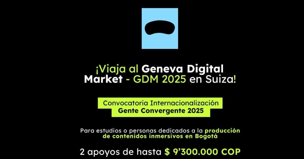 Imagen que muestra el logo de la convocatoria Gente Convergente 2025